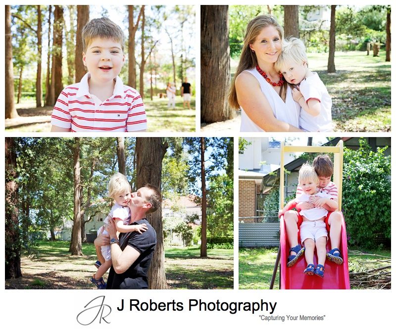 Sydney Family Portrait Photography on location in family home Killara